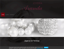 Tablet Screenshot of joyeriatortosa.com